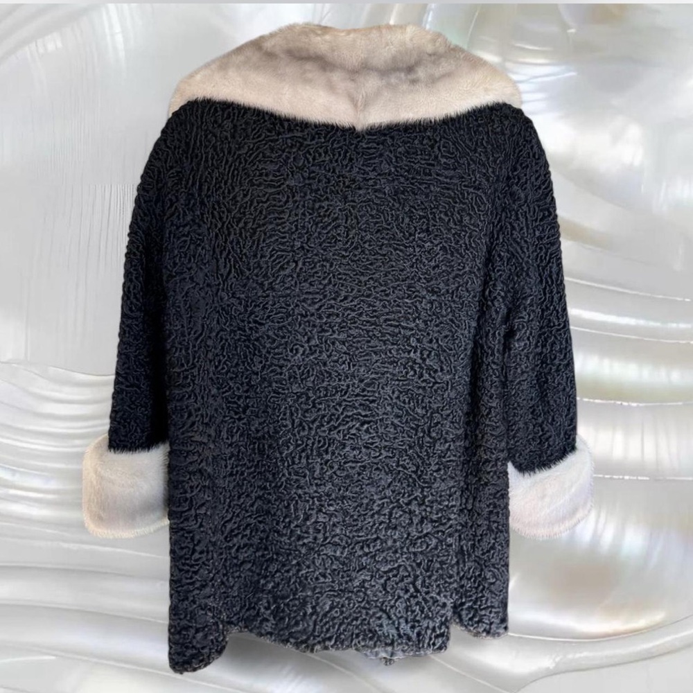 70โs Persian Lamb & Mink Coat - Picture 4 of 7